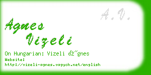 agnes vizeli business card